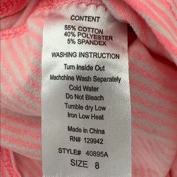 btween Pink Striped Tank Top with Sequin Unicorn - Picture 14 of 15